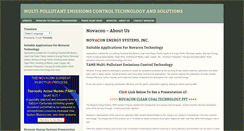 Desktop Screenshot of novaconenergysystems.com